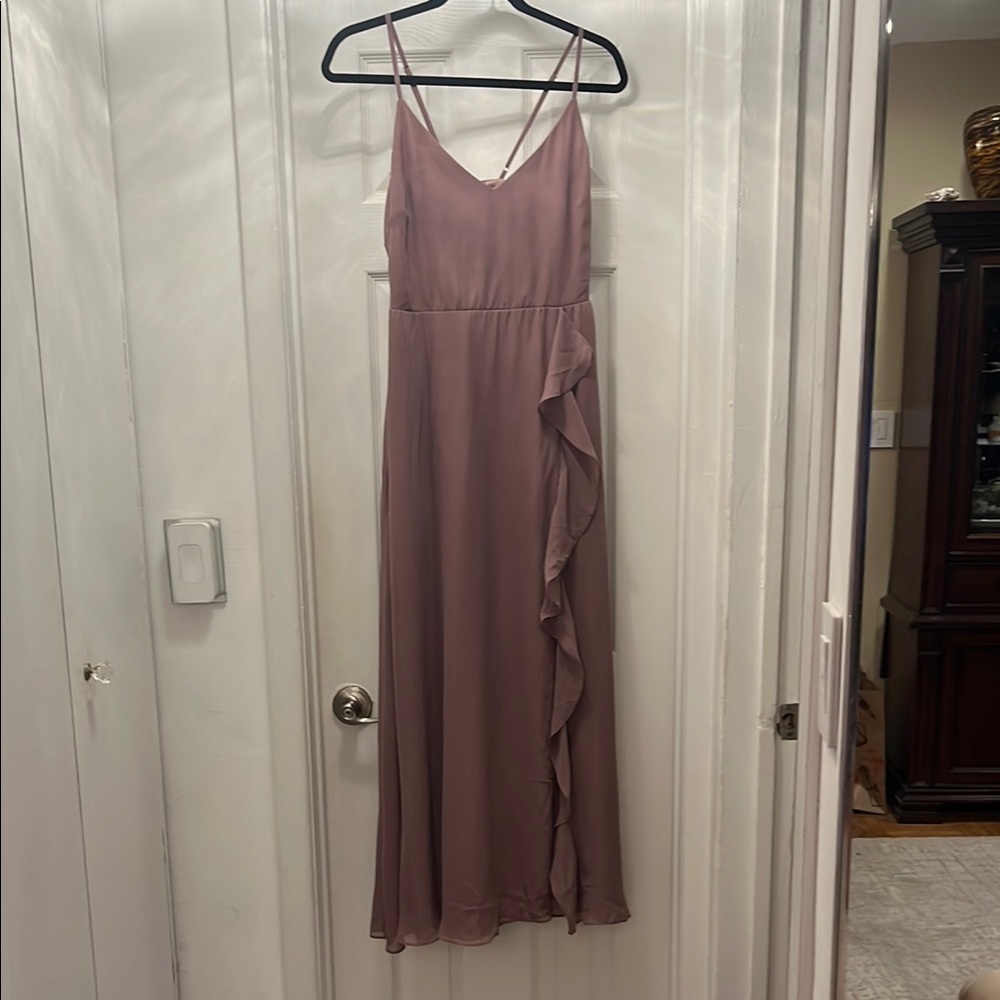 Birdy Grey Elegant Mauve (dusty rose) maxi Sleeveless Dress (bridesmaid)